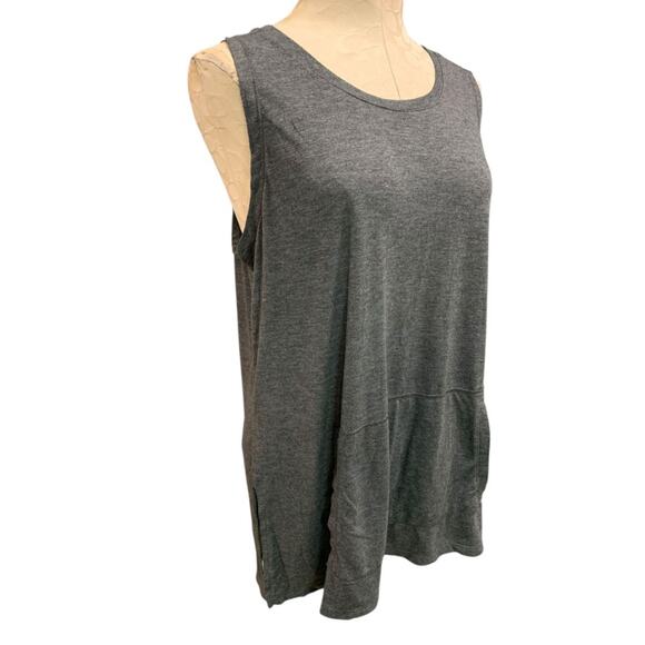 XL RBX Womens Gray Workout Tank Top Shirt Heathered - Picture 1 of 8